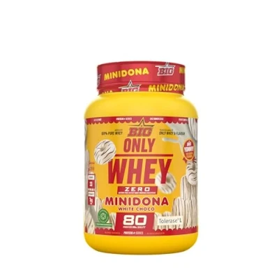 Imagen de BIG Proteínas Whey en Polvo para Masa Muscular y Recuperación, Máxima Calidad, Materia Prima Pemium Patentada, Sin Lactosa, Azúcar, Grumos (1Kg, Minidona White)