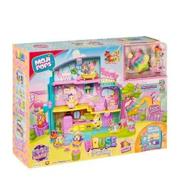 Imagen de MOJI POPS House Party Incluye 2 MojiPops exclusivos, 4 Expresiones exclusivas, sorpresas Dentro de la piñata y Gran Variedad Accesorios