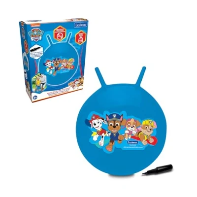 Imagen de Lexibook BG040PA Bomba Manual Incluye Paw Patrol La Patrulla Canina Chase, Pelota Inflable de Saltos, Mano incluida, Plástico Seguro e Duradero, Azul, Color, Small (BG040PA)