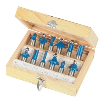 Imagen de Silverline Tools 763555 Juego de fresas TCT 1/2&#039;, 12 pzas (1/2&#039;)