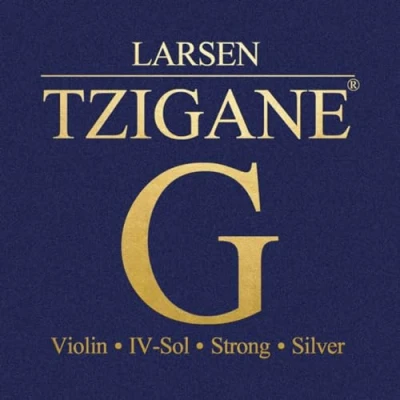Imagen de LARSEN STRINGS Cuerdas Violin Tzigane multifilamento fibra G plata fuerte