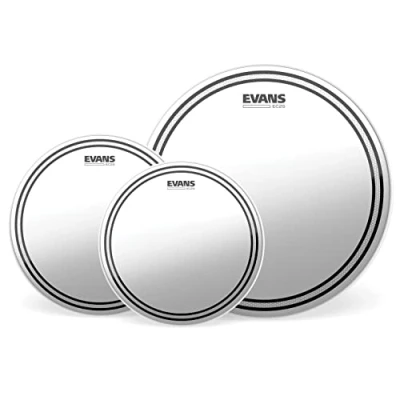 Imagen de EC2S Clear Fusion Pack (10&quot;, 12&quot;, 14&quot;) with 14&quot; HD Dry Snare Batter