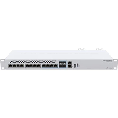 Imagen de MikroTik CRS312 4C+8XG RM Conmutador de Red L3, 10G, Ethernet (100/1000/10000), 1U, Blanco