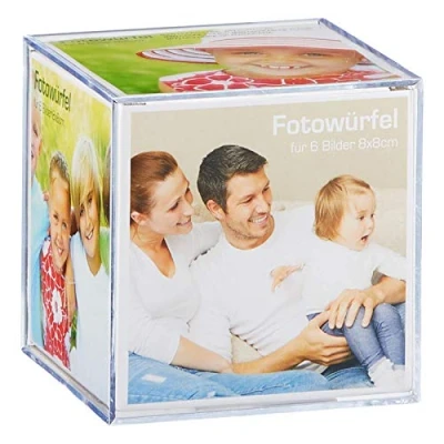 Imagen de HAC24 Cubo de fotos acrílico para 6 8 x cm