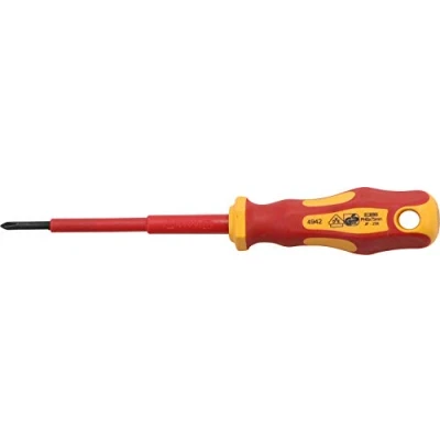 Imagen de BGS 4942 Destornillador VDE cruz PH0 Longitud de cuchilla 75 mm