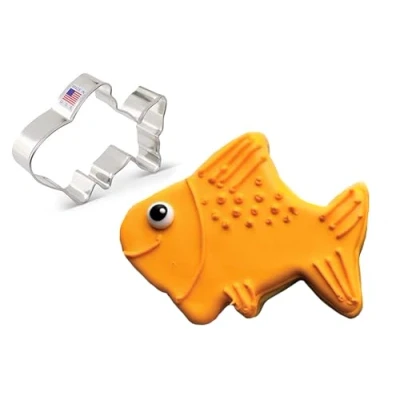 Imagen de Ann Clark Cookie Cutters Cortador de galletas pez colores adorable 10,2 cm