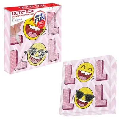 Imagen de Lienzo Emojis Lol Diamond Dotz Dbx024