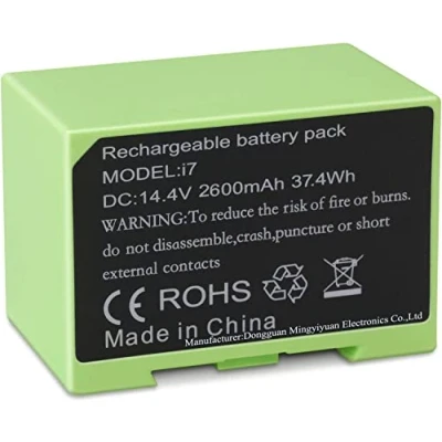 Imagen de 4624864 ABL D1 i7 Reemplazo de batería para iRobot Roomba e and i Series i7+ 7150 7550 i3 3150 i3+ 3550 i4 4150 i4+ Lithium Ion Battery Extended Life (14.4V 37.4Wh)