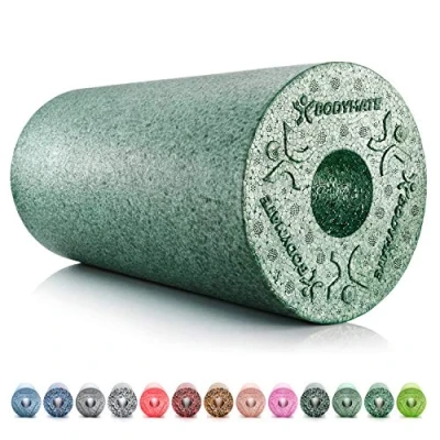 Imagen de BODYMATE Rodillo Standard para Tejido fascial Dureza Media Longitud 30 cm diámetro 15 con Libro electrónico Gratuito miofascial Profesional