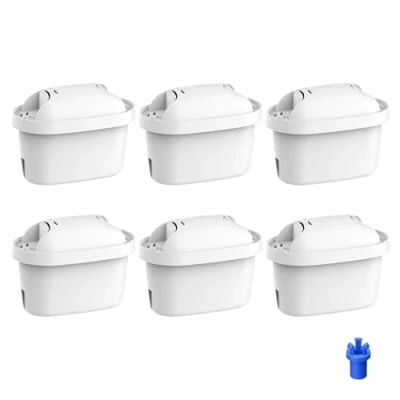 Imagen de Waterdrop Filtro, Recambio para Brita® Maxtra+® Plus, Maxtra Pro® All in 1 Compatibile con Jarra Marella®, Cristal, Reducir PFAS, PFOA/PFOS, TÜV SÜD, NSF Certificado (6)