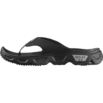 Imagen de Salomon Reelax Break 6.0 Sandalias de dedo, Hombre, Talla: 46 2/3, Black/alloy Zapatos