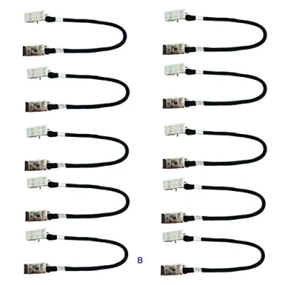 Imagen de MYIW 10 pcs para Las Gafas Correa Sombrero Clip Soporte Cable Pesca Prendas de Vestir Keeper Cortavientos al Aire Libre (B)