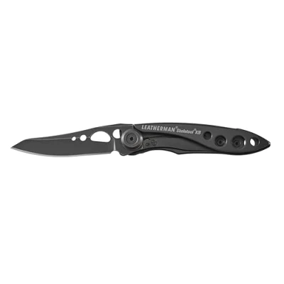 Imagen de LEATHERMAN Skeletool KB Navaja de bolsillo negra con hoja acero inoxidable y abridor botellas, ligera, compacta