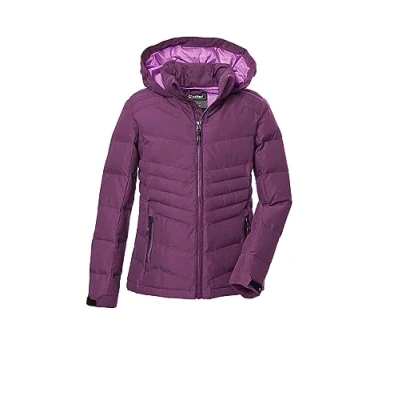 Imagen de Killtec Chaqueta acolchada con capucha para niña KOW 166 GRLS QLTD JCKT, frambuesa oscura, 128, 40923 000