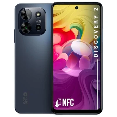 Imagen de SPC Discovery 2 Smartphone 6,6 HD+, 6GB RAM (+8GB Virtual), 128GB Memoria Interna, Triple Cámara IA, NFC, 5000 mAh Carga rápida 18W, Android 13, desbloqueo biometría Deep Sky