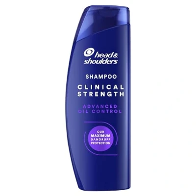 Imagen de Head &amp; Shoulders Advanced Oil Control 400ml Champú Anticaspa con Sulfuro de Selenio, Clinical Strength. Combate la Caspa Persistente y el Exceso Grasa, Cítricos Refrescantes
