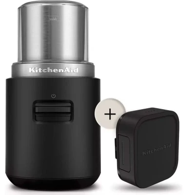 Imagen de KitchenAid Molinillo de café Go inalàmbrico incluida Con batería Negro