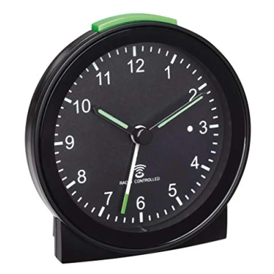 Imagen de TFA Dostmann Despertador analógico (81 x 31 84 mm), Color Negro