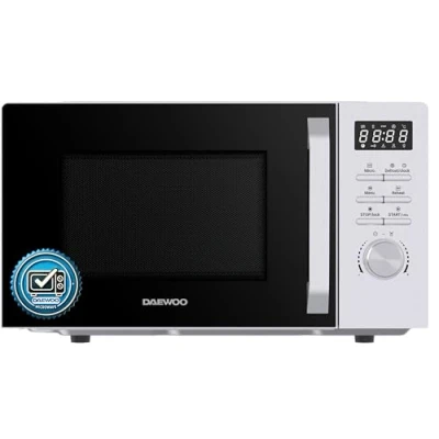 Imagen de Daewoo MD FC206SS Solo Microondas 20L 700W Potencia 8 Programas Automáticos 5 Niveles de Temporizador Plata