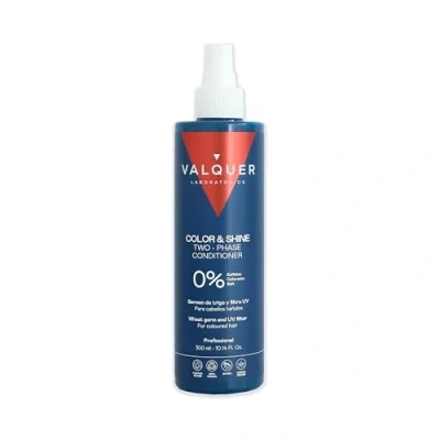 Imagen de Valquer Profesional Válquer Acondicionador capilar bifásico Potenciador color y brillo (sin sulfatos, sin colorantes, sal, parabenos, MIT) para cabellos teñidos 300 ML