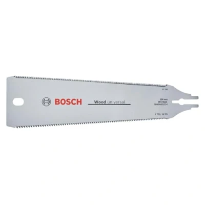 Imagen de Bosch Hoja sierra Ryoba 250 mm (hoja recambio japonesa Bosch; madera y plástico; cortes precisos; dientes doble cara 7 10 TPI/17 TPI, 3 PT; acero SK5)