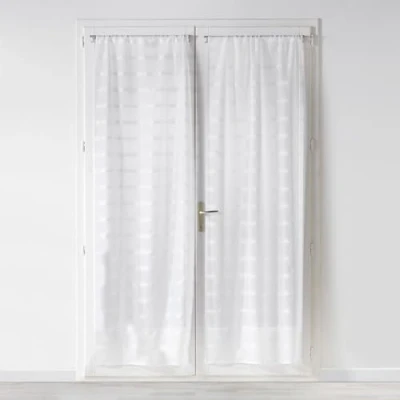Imagen de Douceur d&#039;Intérieur Suave Interior Candide par Recto con Barra de Barra, Blanco, 2 x 70 200 cm