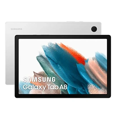Imagen de Tablet Samsung Galaxy Tab A8, 128 GB eMMC, Plata, WiFi, 10.5&quot; WUXGA, 4 RAM, Unisoc T618, Android 11