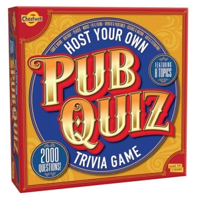 Imagen de Cheatwell Games Organiza tu Propio cuestionario de Pub 2000 Preguntas Trivia escritas para cuestionarios británicos con Tabla puntuaciones, blocs respuestas y lápices, a Partir