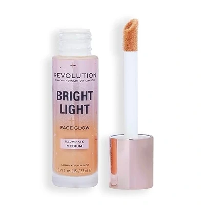 Imagen de Revolution Bright Light Face Glow, Tinte Iluminador para la Piel, Acabado Radiante, Illuminate Medium