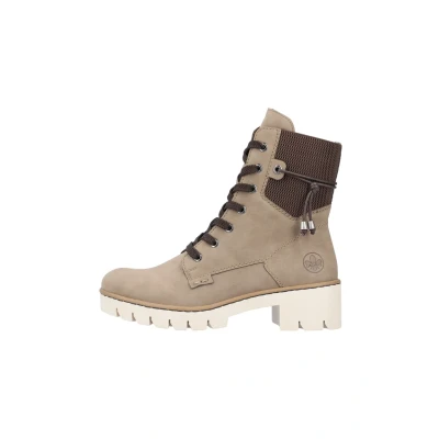 Imagen de Rieker Botines con cordones, Mujer, Talla: 37, Beige Zapatos