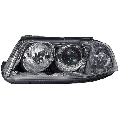 Imagen de VALEO 044569 Faros izquierda H7, W5W, PY21W Halógena transparente con luz de para circulación por la derecha servomotor reg. alcance luces