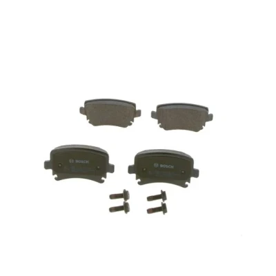 Imagen de BOSCH 0 986 494 053 Juego de pastillas freno Low Metallic con instrucciones montaje, Chapa antichirridos, tornillos norauto, oscaro, mister
