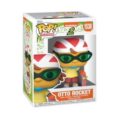 Imagen de Funko Pop! TV: Nick Rewind Otto Rocket Nickelodeon Slime Figura de Vinilo Coleccionable Idea Regalo Mercancia Oficial Juguetes para Niños y Adultos Ad Icons Fans