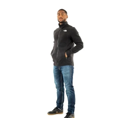 Imagen de THE NORTH FACE NF0A855X4HJ M 100 Glacier Full Zip EU Sweatshirt Hombre TNF Medium Grey Heather Tamaño XL