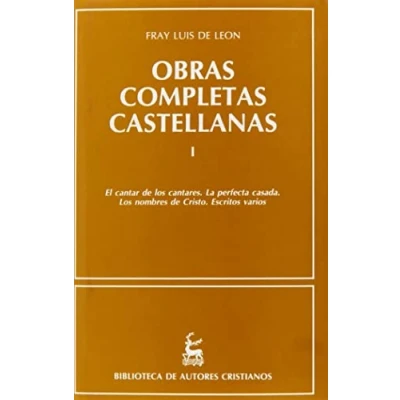 Imagen de OBRAS COMPLETAS FRAY LUIS LEON I (SIN COLECCION)