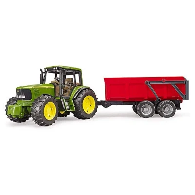 Imagen de bruder 02057 John Deere 6920 con remolque volquete, granja, tractor, volquete