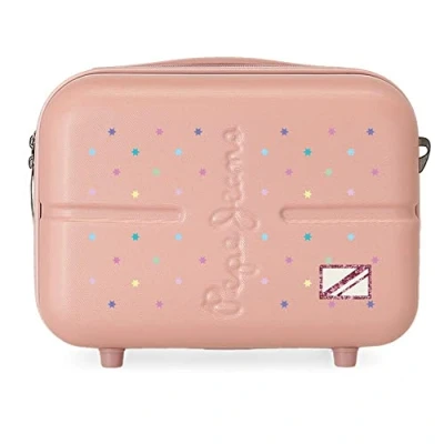 Imagen de Pepe Jeans Carina Neceser Adaptable con Bandolera Rosa 29x21x15 cms Rígido ABS 9,14L 2,52 kgs