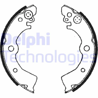 Imagen de Juego de zapatas freno DELPHI LS1650