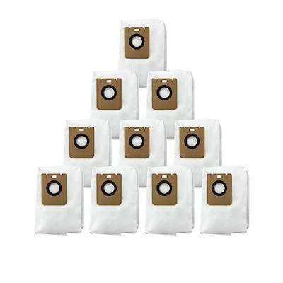 Imagen de Bolsa de polvo, compatible con Dreame Bot Z10 Pro / L10 Plus Reemplazo repuestos aspiradora robot vaciado automático (Color : 10 Pcs)