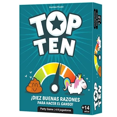 Imagen de Cocktail Games Top Ten Juego de Cartas en Español (CGTT01ES)