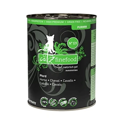 Imagen de catz finefood Purrrr Comida húmeda para Gatos con monoproteína Gatos, 70% de Carne, Lata 400 g