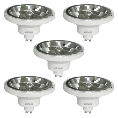 Imagen de Sigmaled lighting, FOCO led AR111 GU10 14W (=120W halógeno), 1050 lúmenes, blanco Natural 4000K, 220V / 240V AC, Bombilla AR111, Pack 5
