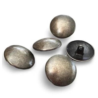 Imagen de Botones de metal ligeramente curvados con ojal 15 mm, 17 mm o 22 (10 unidades) (17 mm)