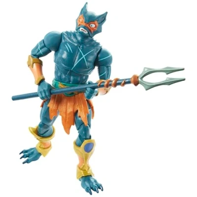 Imagen de Masters of the Universe Revelation Mer Man figura de acción, muñeco articulado juguete (Mattel HDR43)