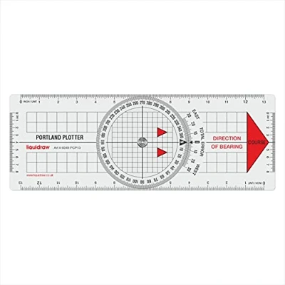 Imagen de Liquidraw Portland Course Plotter Divisor de navegación náutico marino