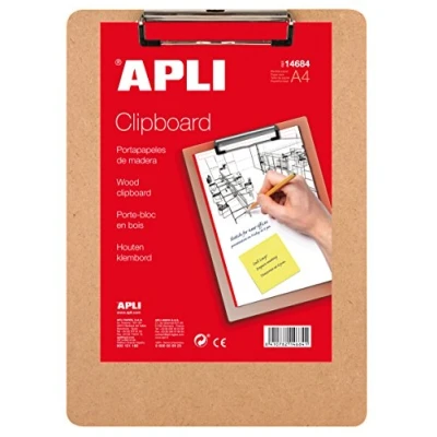 Imagen de APLI 14684 Clipboard madera A4