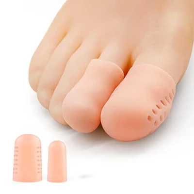Imagen de Bukihome 12 protectores de dedos los pies, silicona para evitan el alivio del dolor callos, ampollas y uñas encarnadas