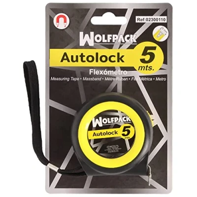 Imagen de Flexometro sistema autolock con freno automatico longitud 5 metros ancho cinta 25 mm. magnetico. metrica