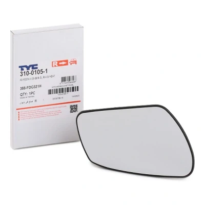 Imagen de TYC 310 0105 1 Cristal de Espejo derecha FORD: Focus 2, FIESTA 5, MONDEO 3 Stufenheck