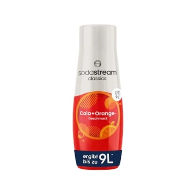 Imagen de SodaStream Jarabe de cola + naranja, 1 botella 9 litros bebida preparada, preparado en segundos y siempre fresco, 440 ml